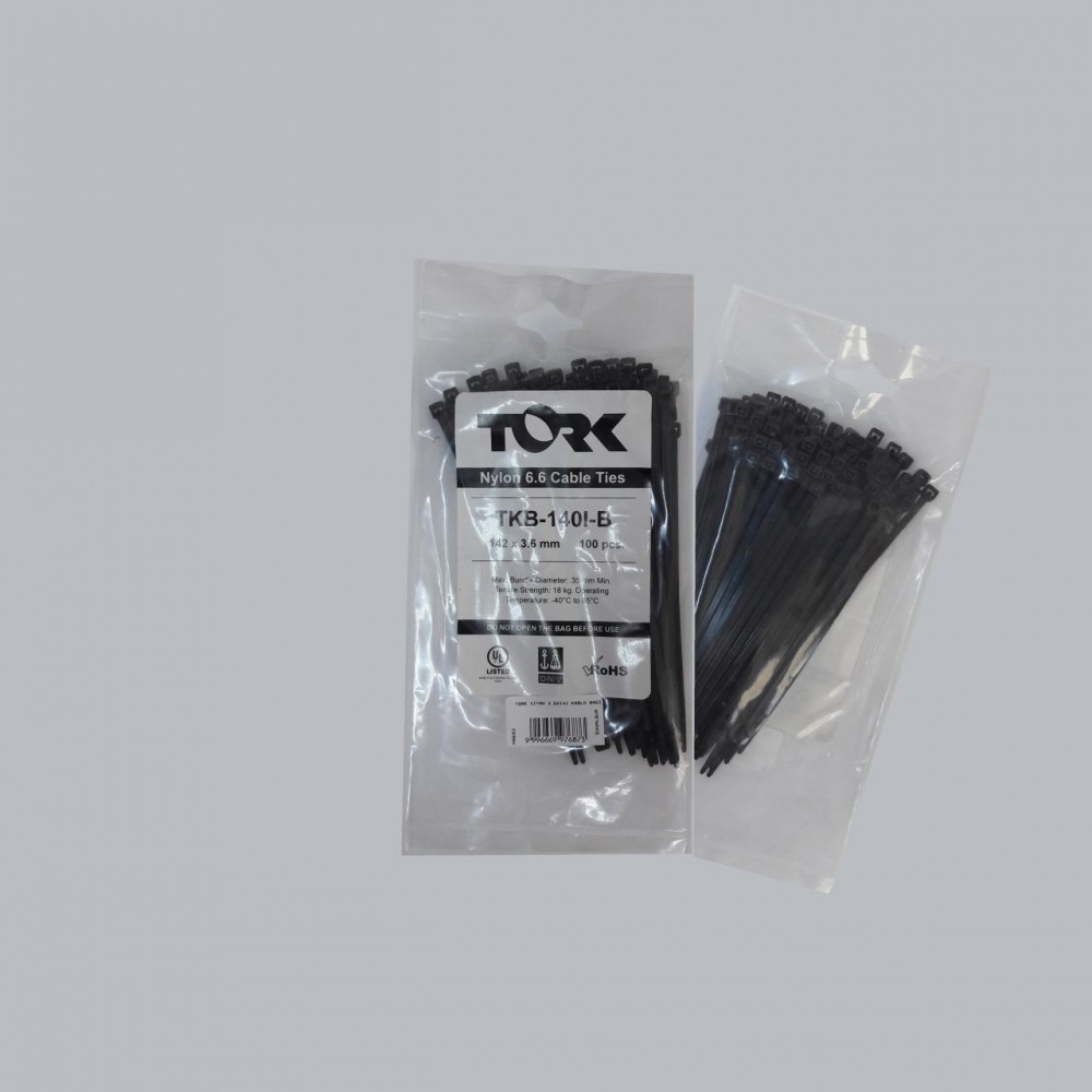 Tork Siyah Kablo Bağı 3,6X142