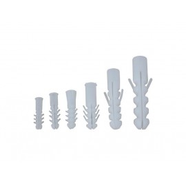 Plastik Dubel Beyaz 6 mm ( 100 Adet )
