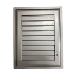 Plastik Menfez 45X55 Gümüş Banyo WC Havalandırma