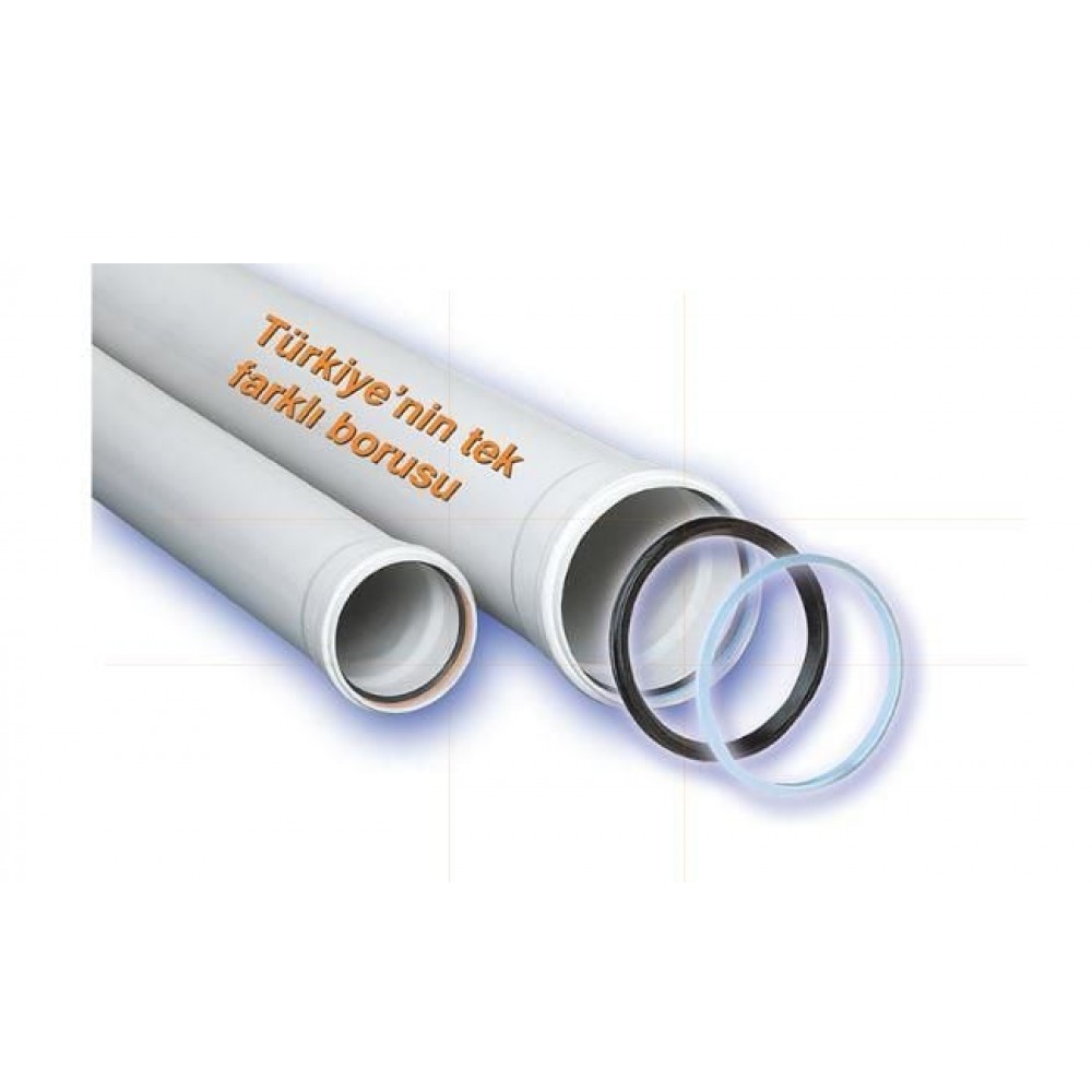 Ege Yıldız 110X2000 Pvc Boru 2,2 mm