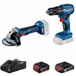 Bosch GWS 180-LI + GSB 185 Akülü Taşlama ve Darbeli Matkap Seti