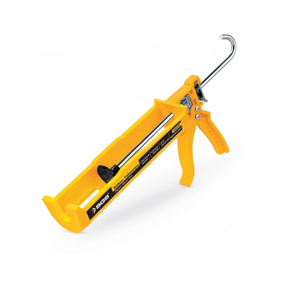 Sgs 281 Sarı Profesyonel Silikon Tabancası Plastik