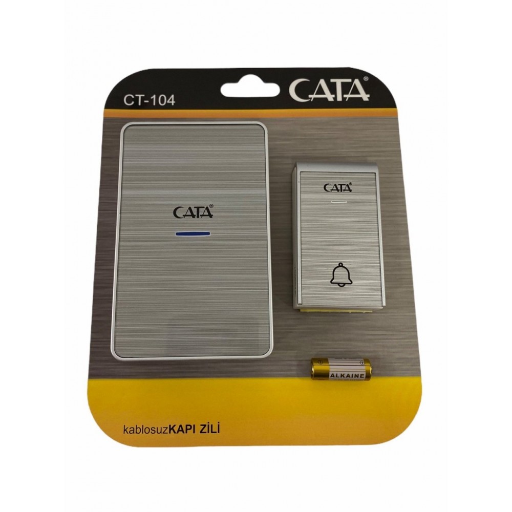 Cata Uzaktan Kumandalı Zil CT-104 Lüx Model Led Işıklı